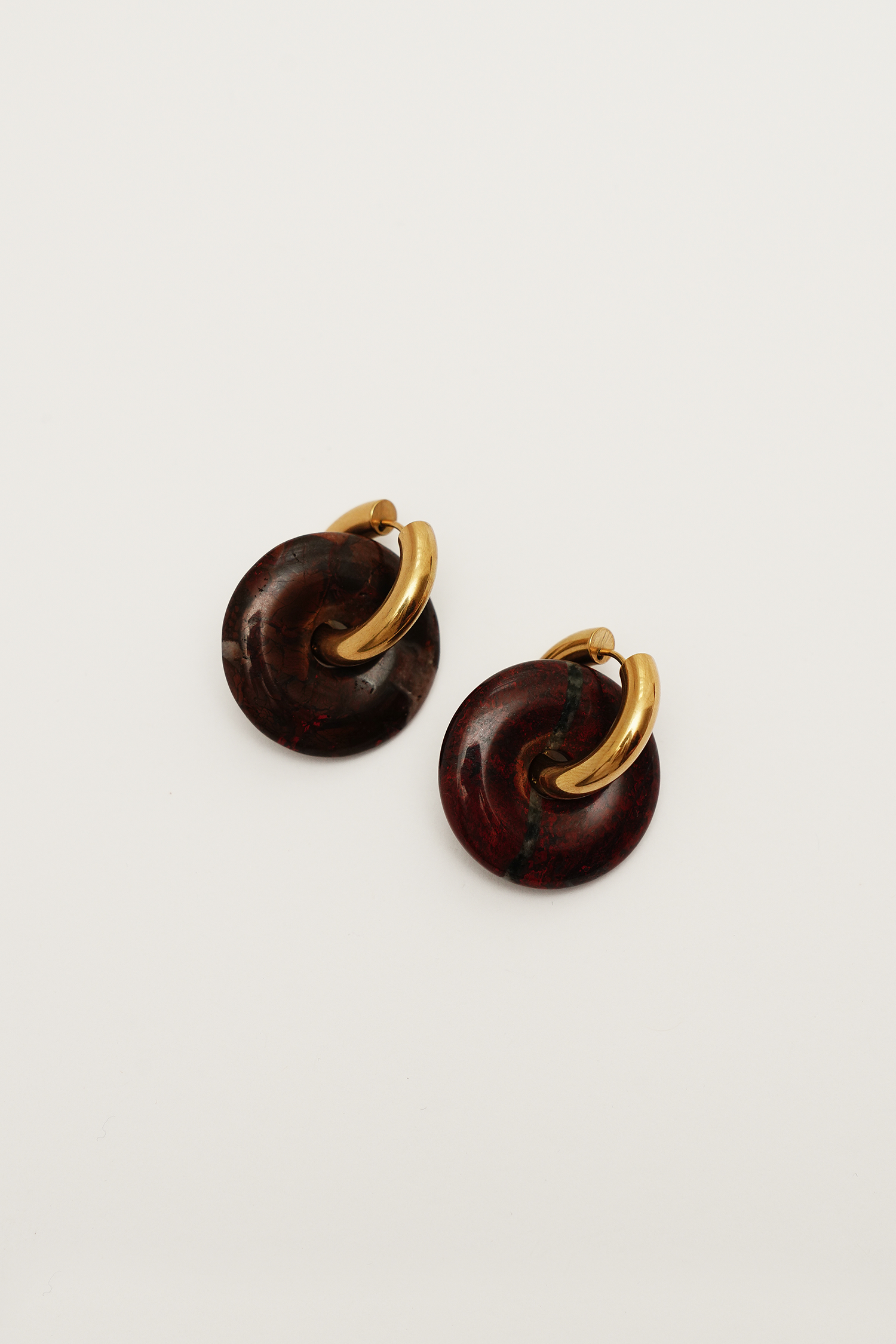 Bordeaux Disco Hoops