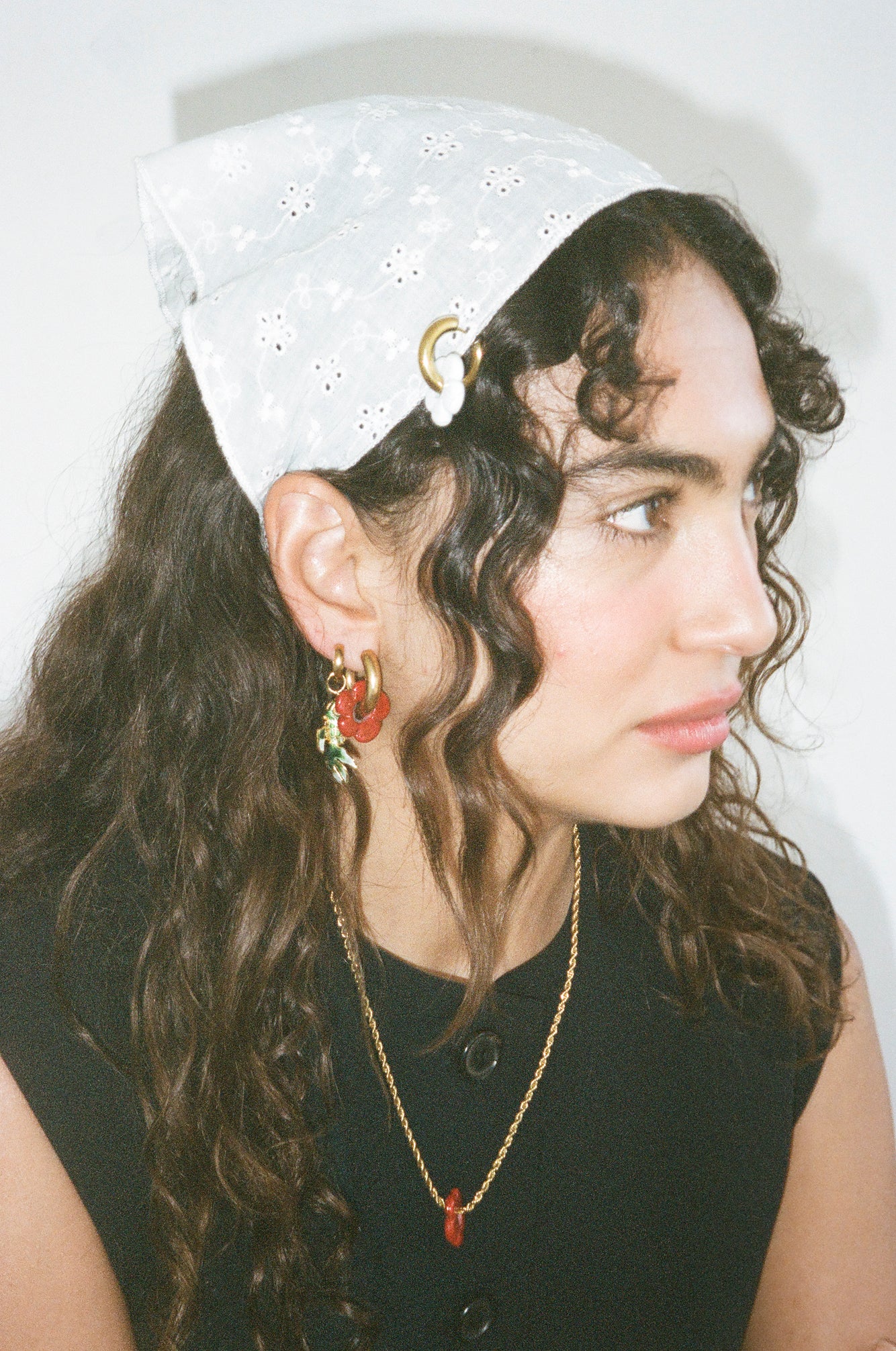 La Fleur Red Hoops